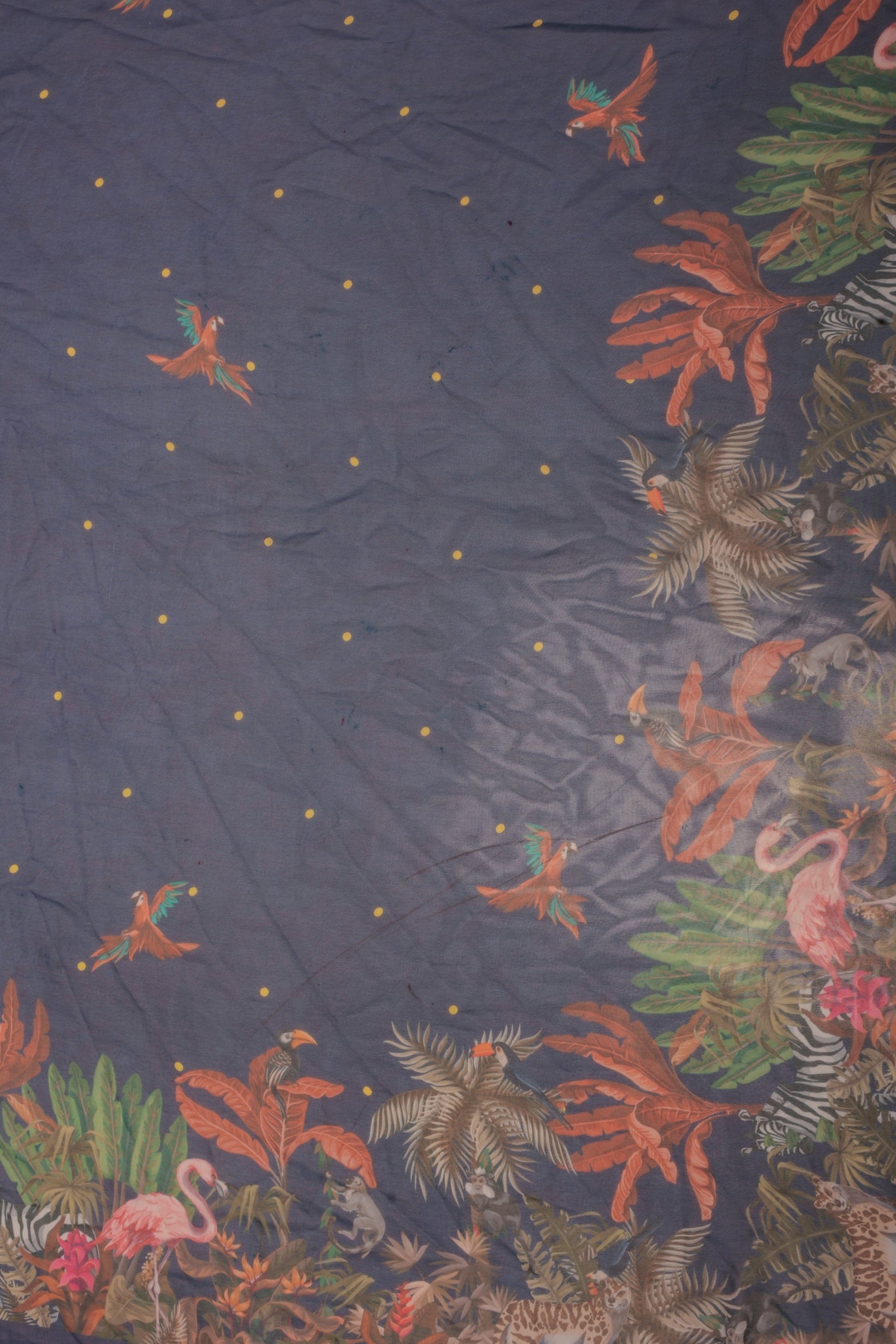 Batik Printed Trendy Weightless Georgette Saree