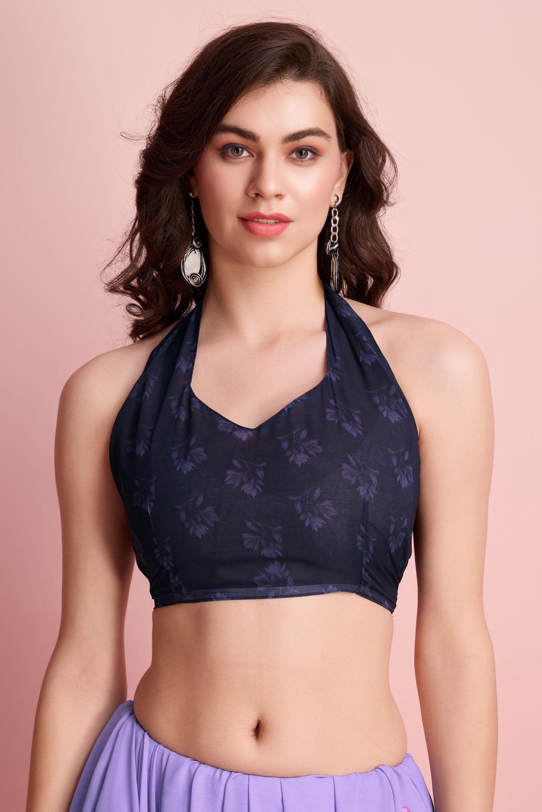 RACHNA Floral Prints Weightless Georgette Ready to Wear  Saree