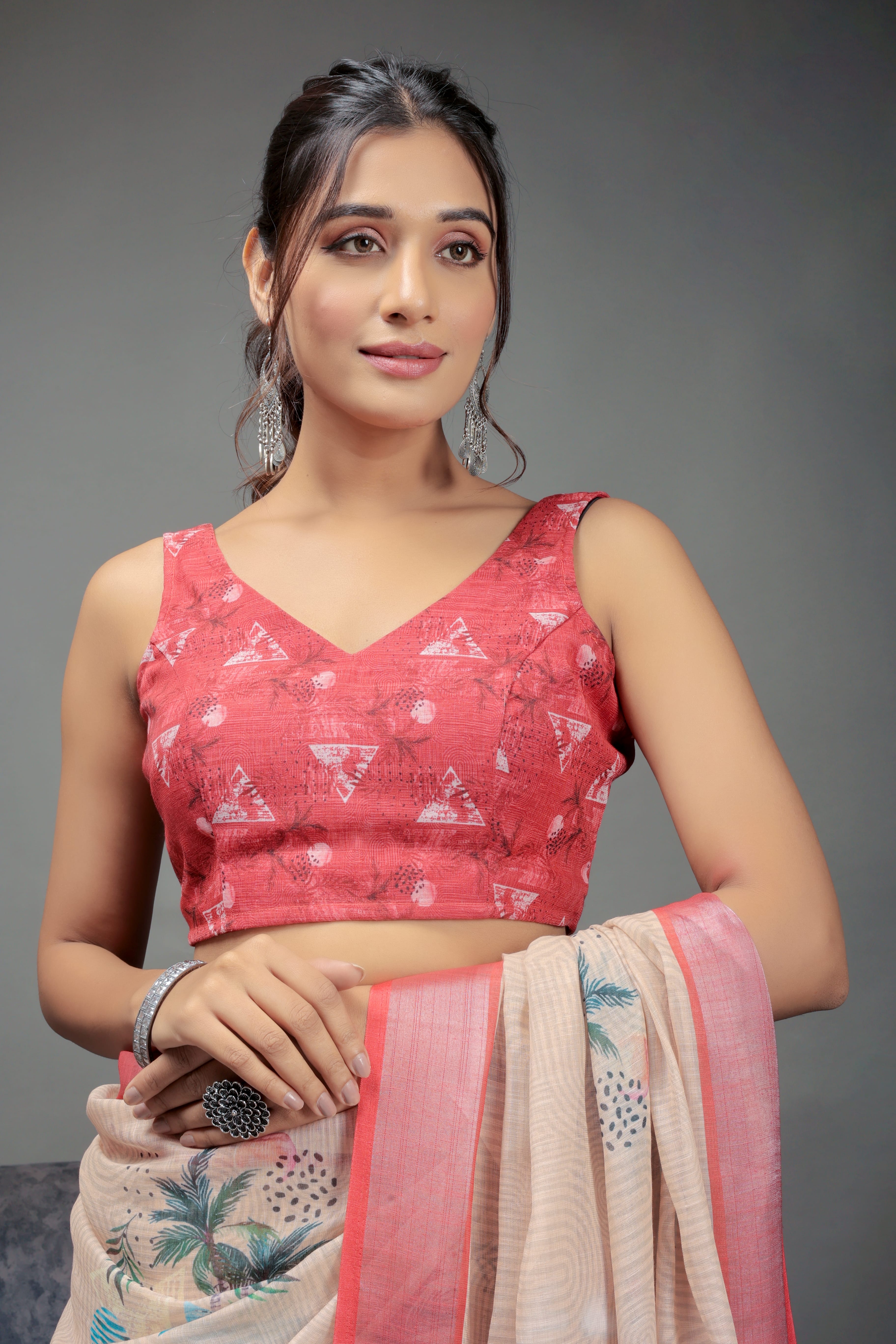 Monta Saint Prints Casual Ready To Wear Saree