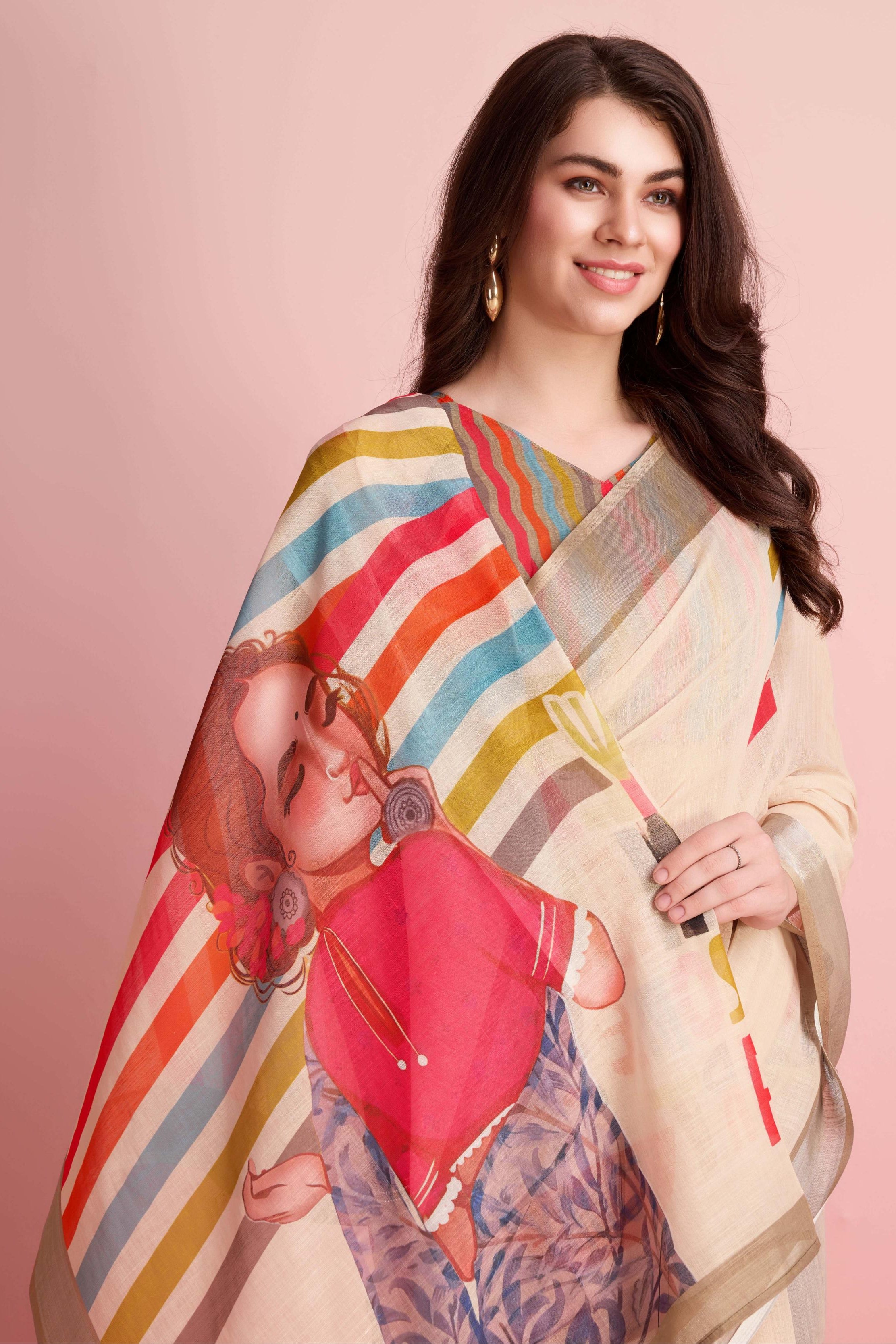 RACHNA Ethnic Motifs Saree