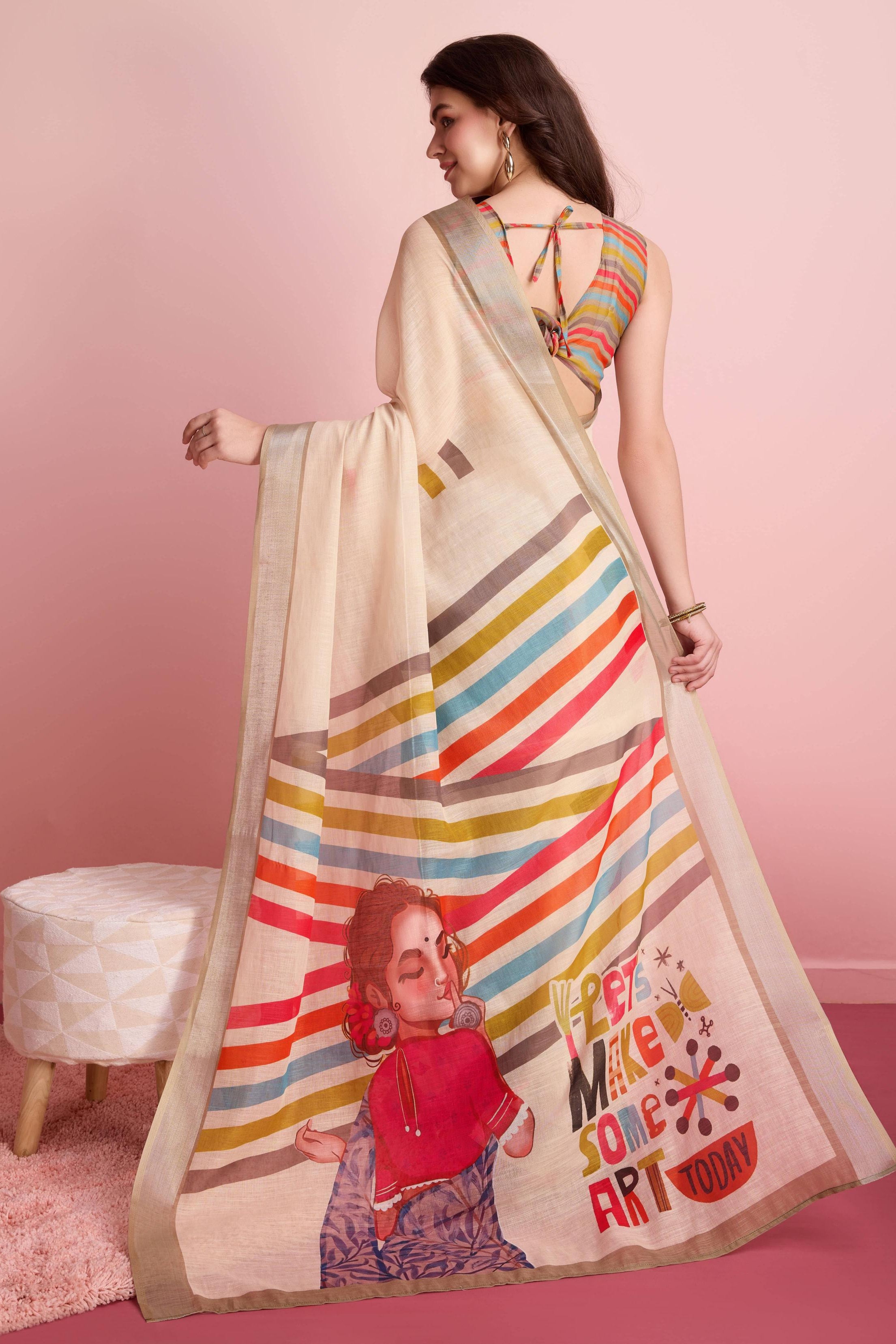 RACHNA Ethnic Motifs Saree