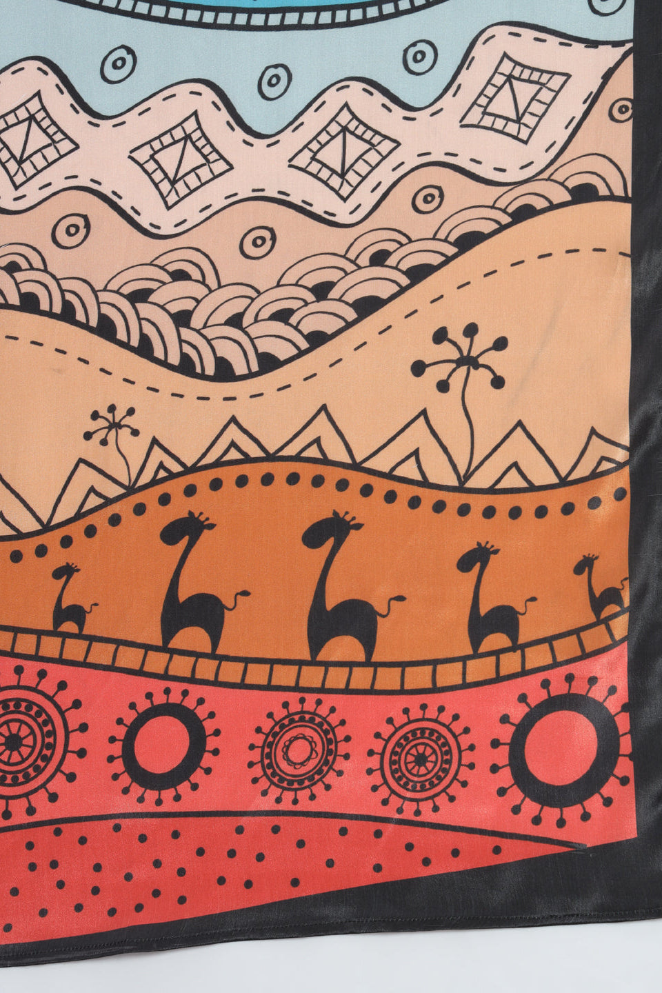 PURE DIGITAL PARROT MOTIFS SAREE