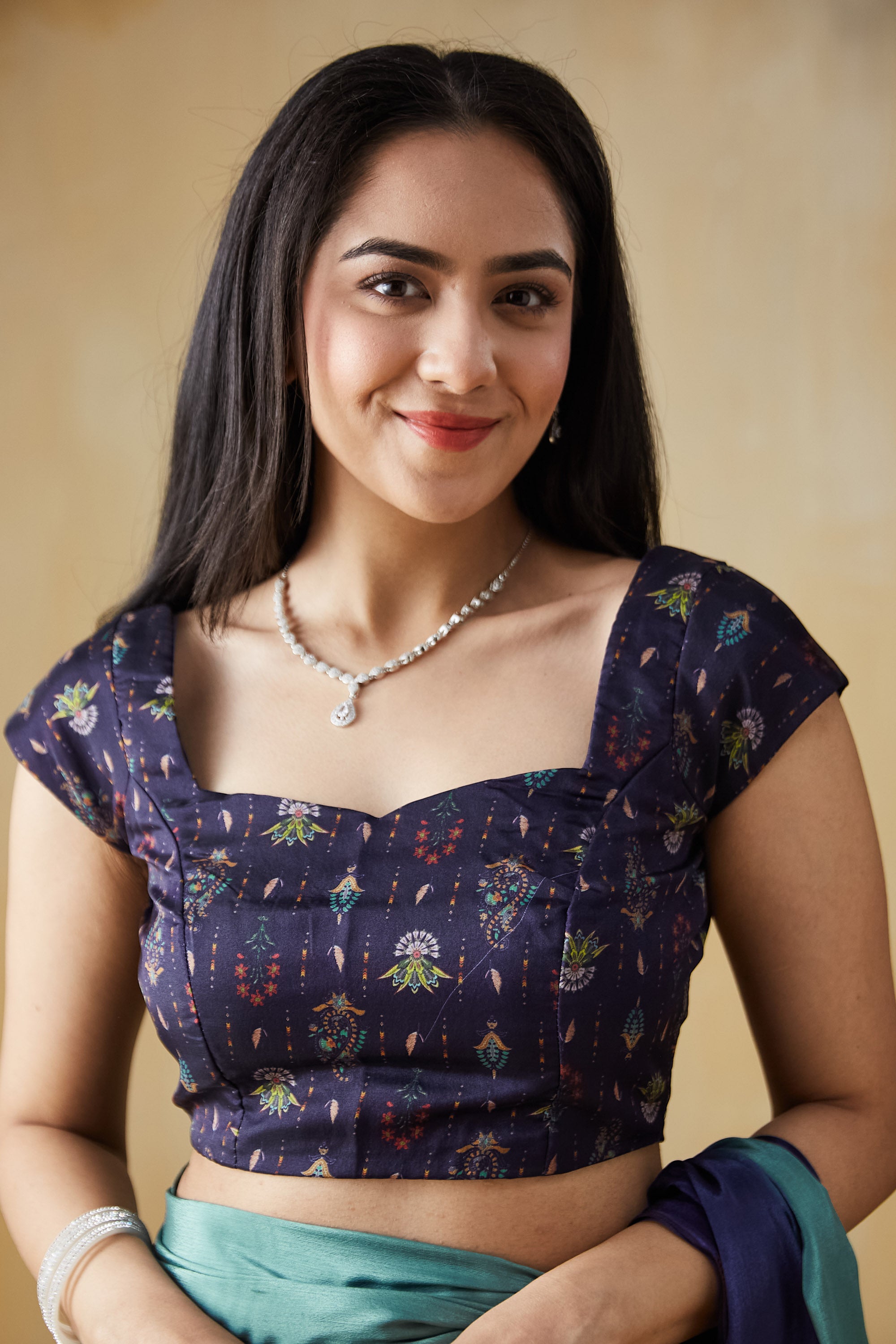 Ombre Ready to wear Ramaviolet Saree