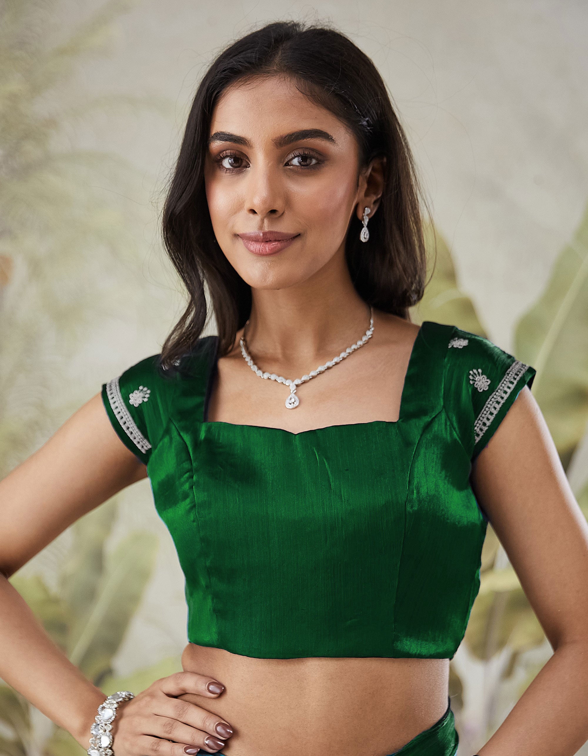 Partywear Embroidered Work Saree