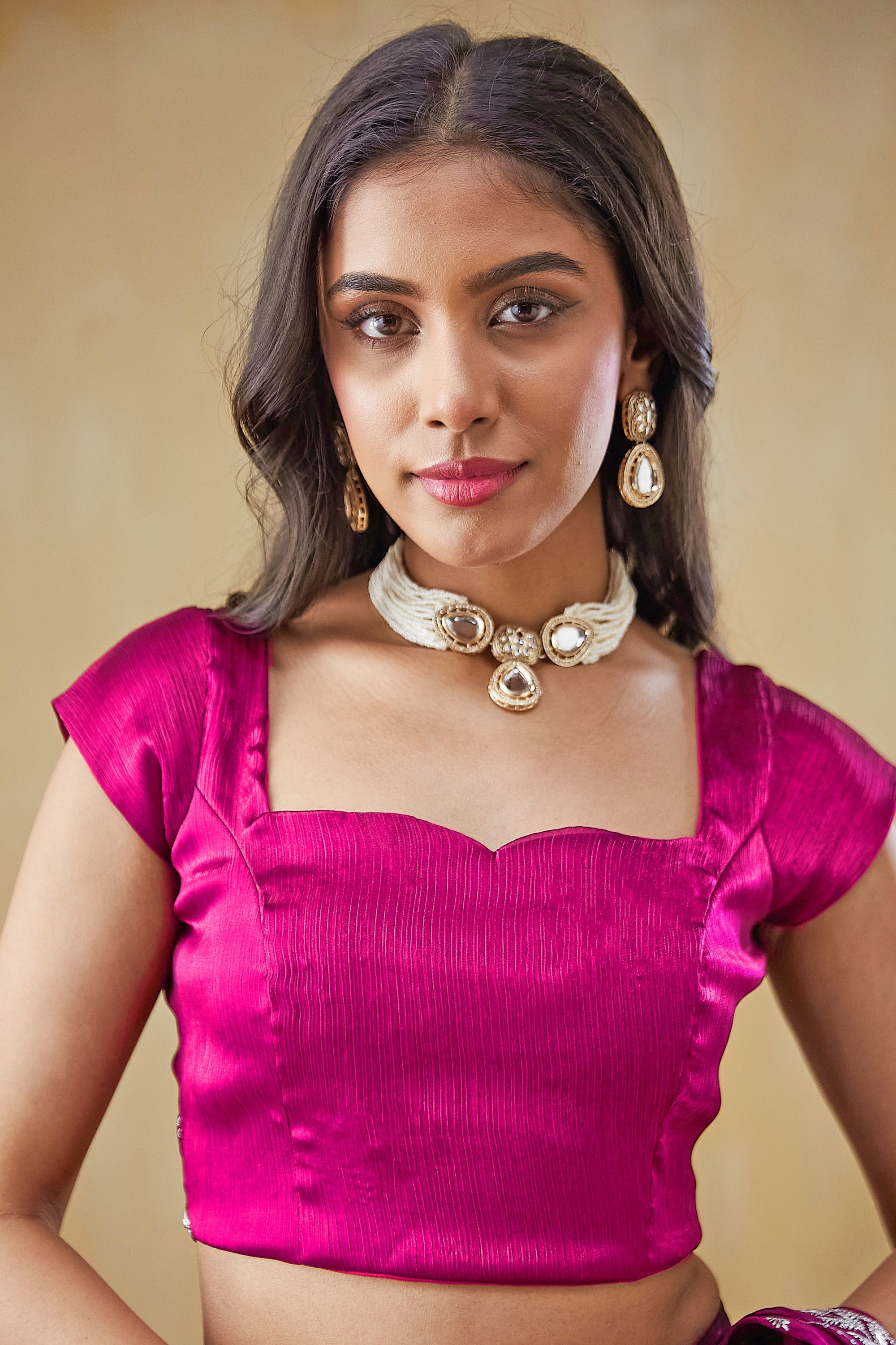 Embroidery Work Saree