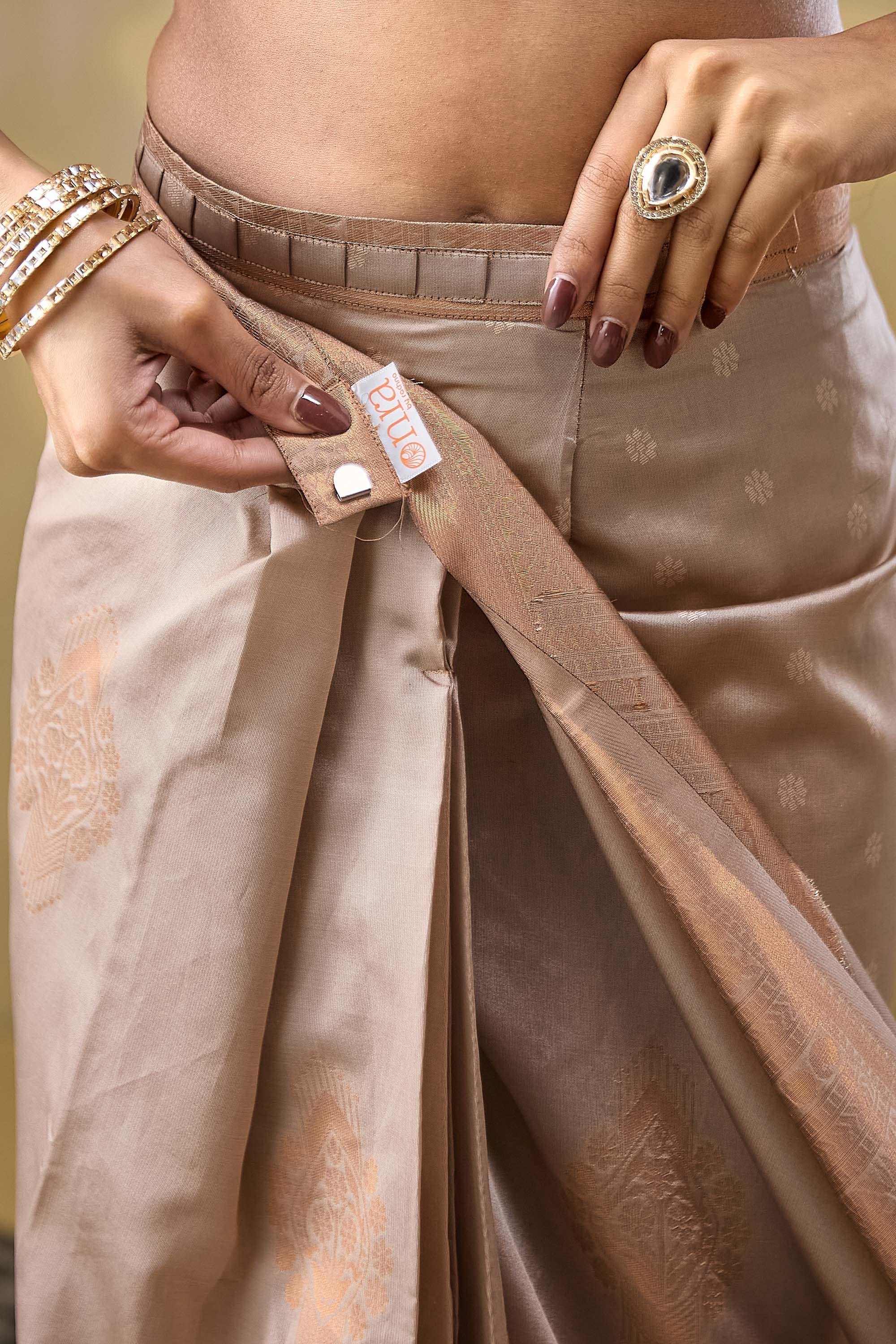 Soft Banarasi Silk Ready To Wear Saree