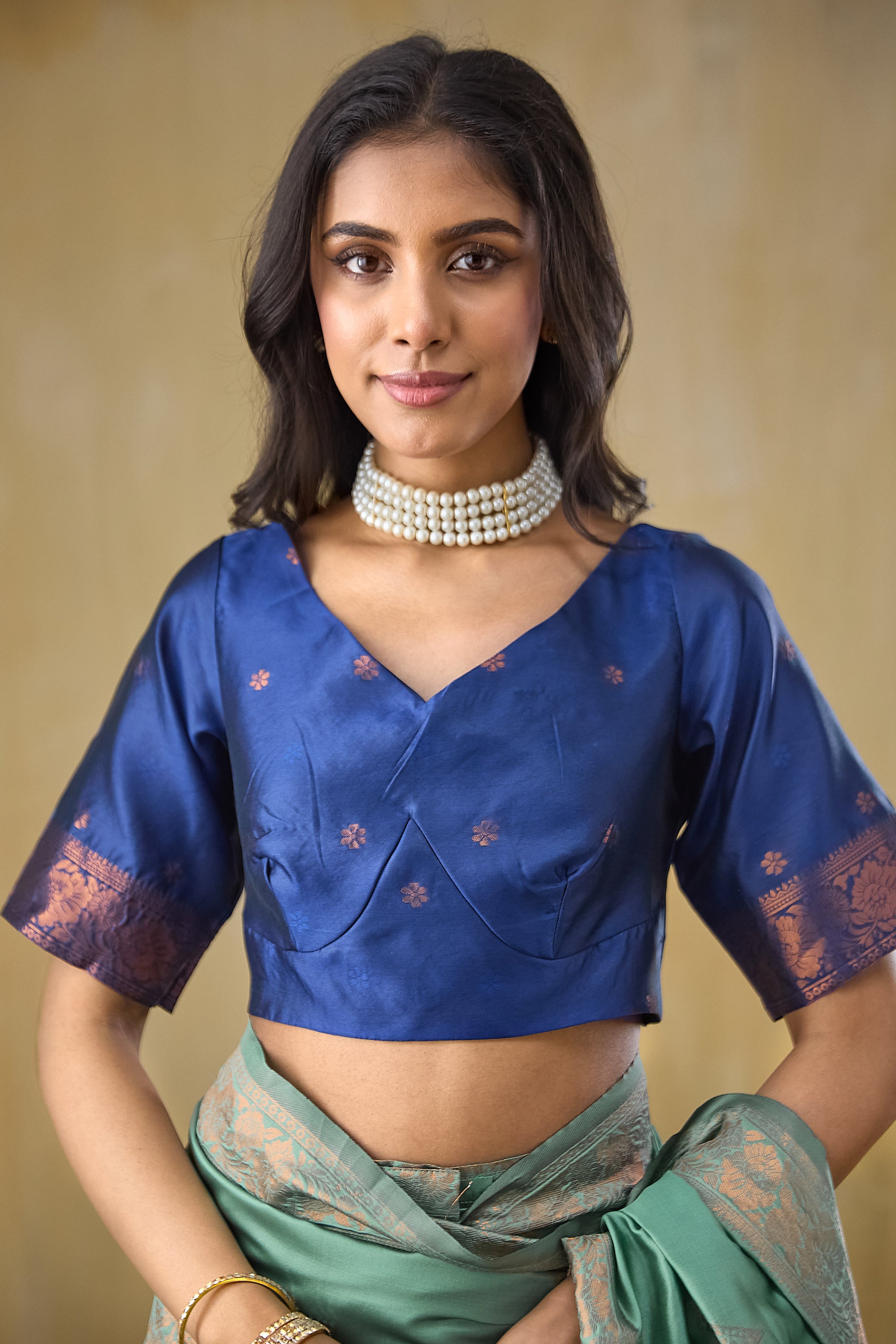 Soft Banarasi Silk Ready To Wear Saree