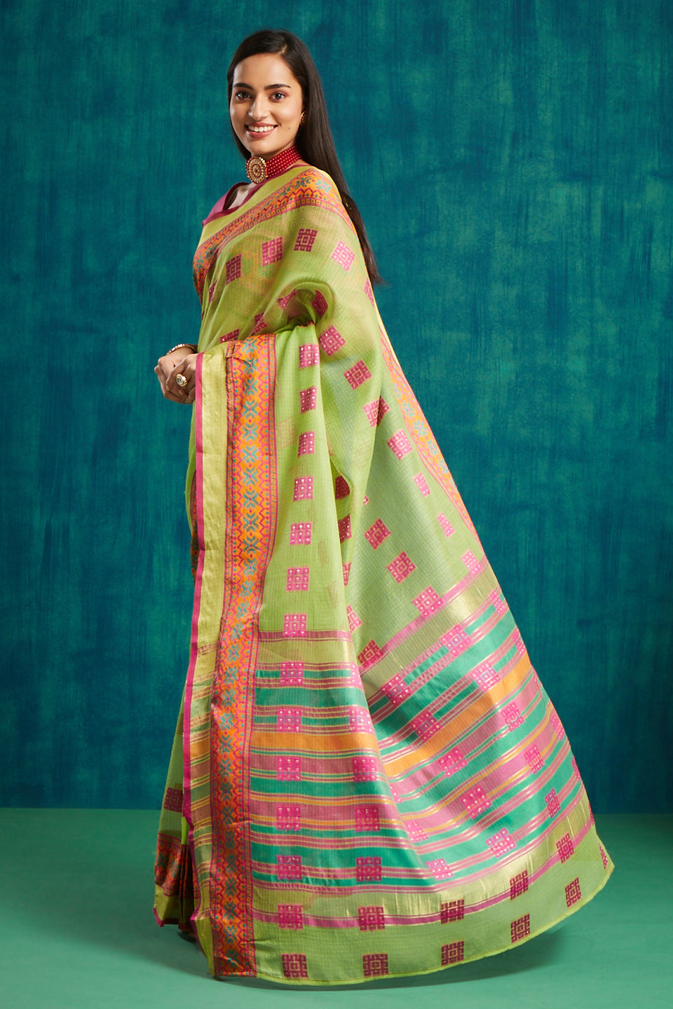 Dharmavaram Woven Art Silk Saree
