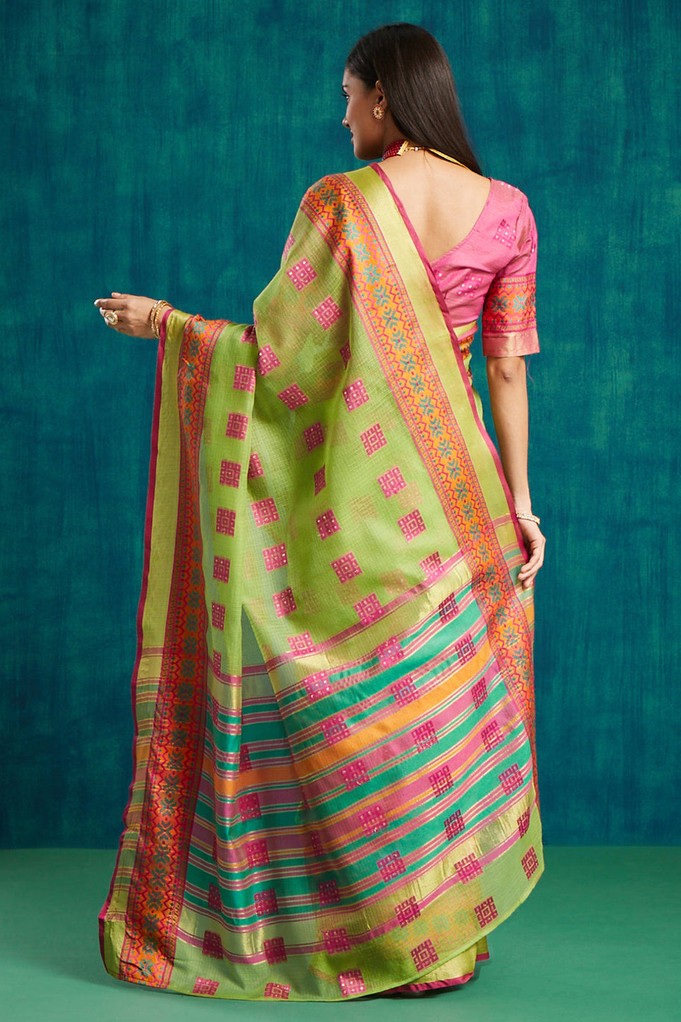 Dharmavaram Woven Art Silk Saree