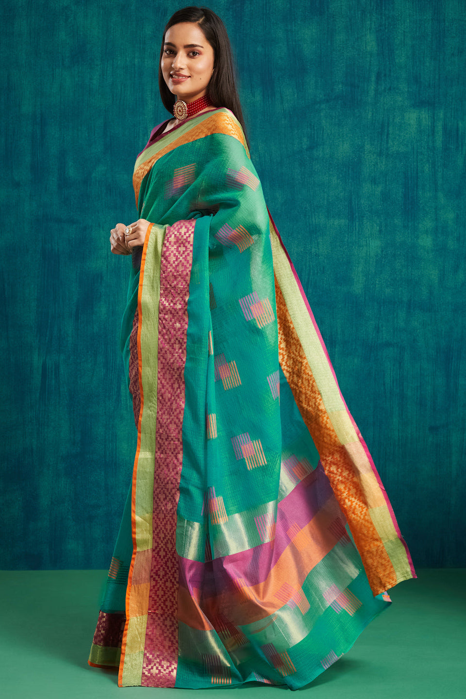 Dharmavaram Woven Art Silk Saree