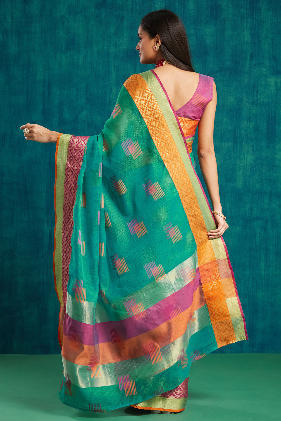 Dharmavaram Woven Art Silk Saree