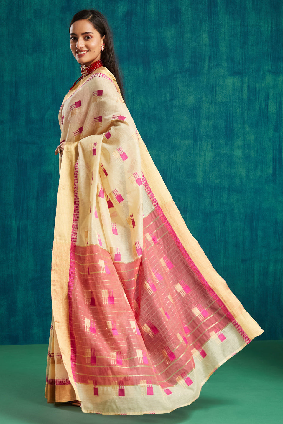 Dharmavaram Woven Art Silk Saree
