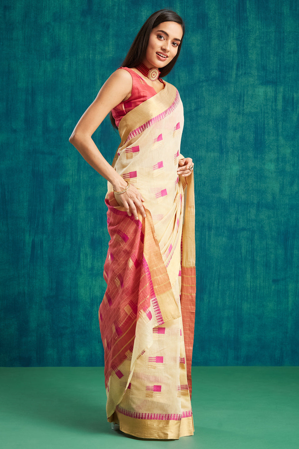 Dharmavaram Woven Art Silk Saree