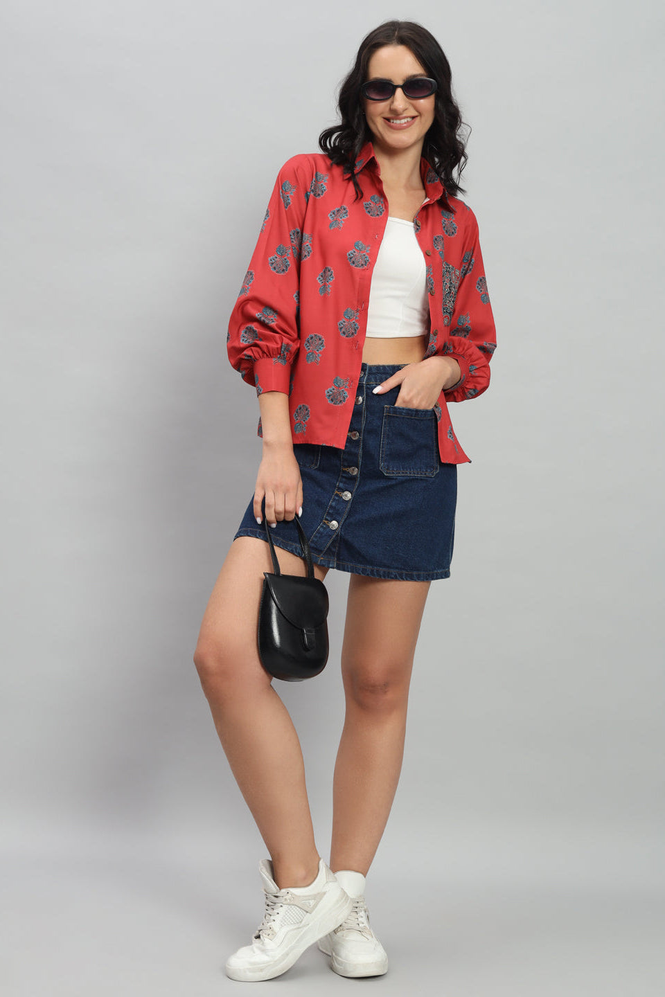 Vintage Quilted Rayon Shirt