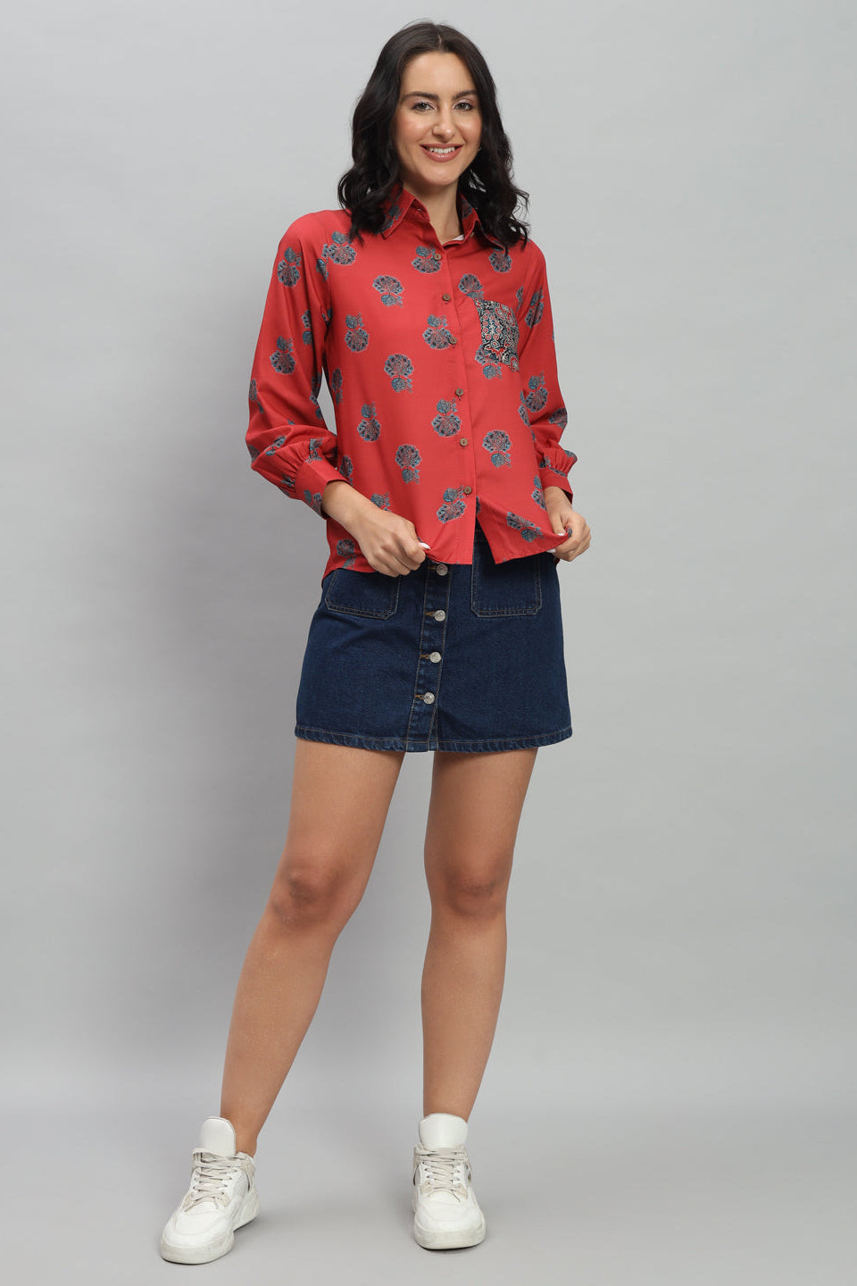 Vintage Quilted Rayon Shirt