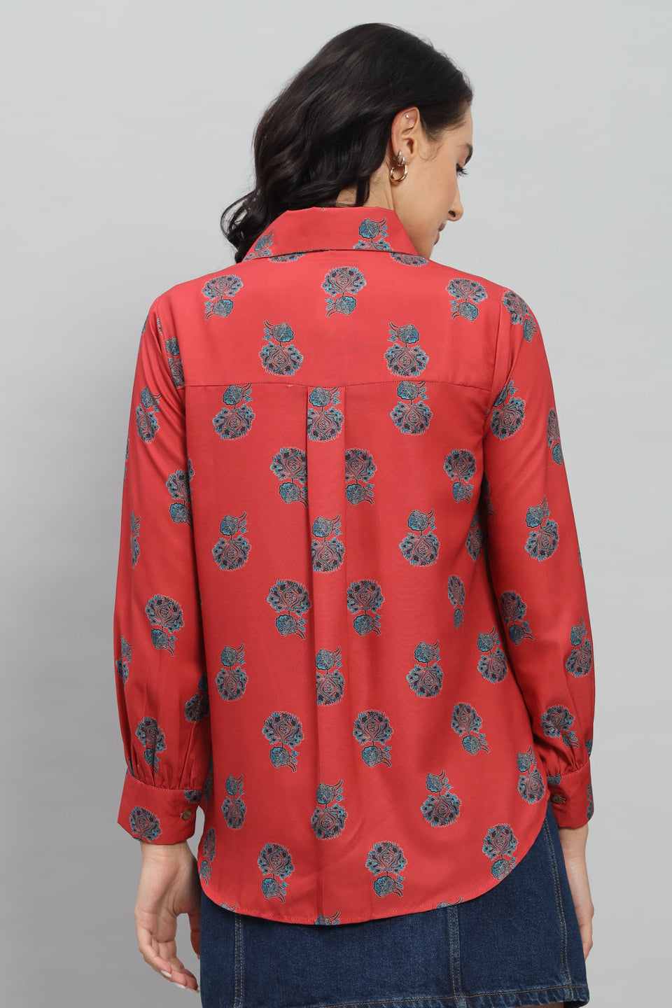 Vintage Quilted Rayon Shirt