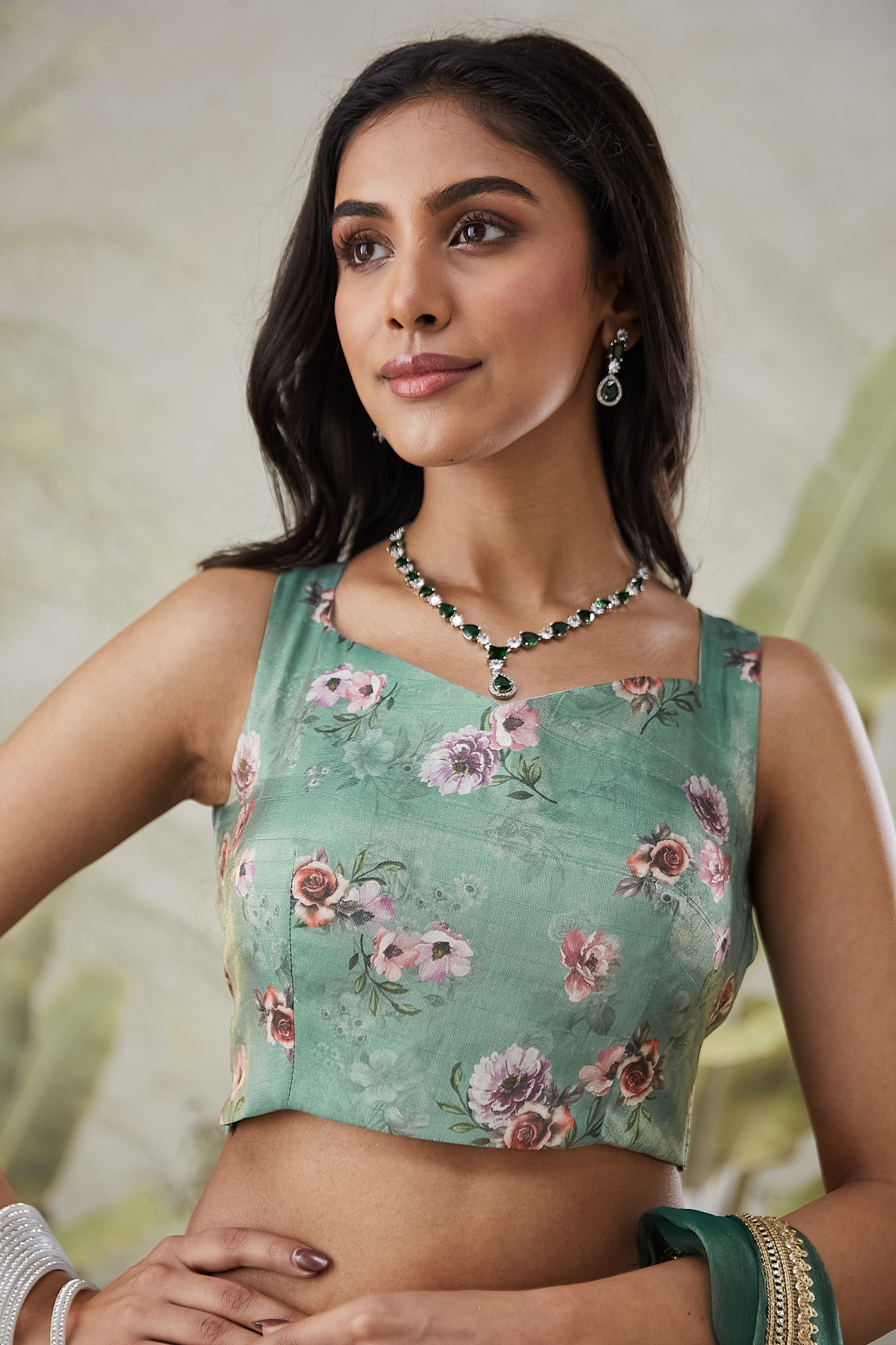 Embellished Lace Border Saree