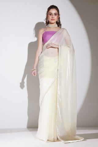 Mustard Ethnic Motifs Printed Silk Blend Party Wear Saree