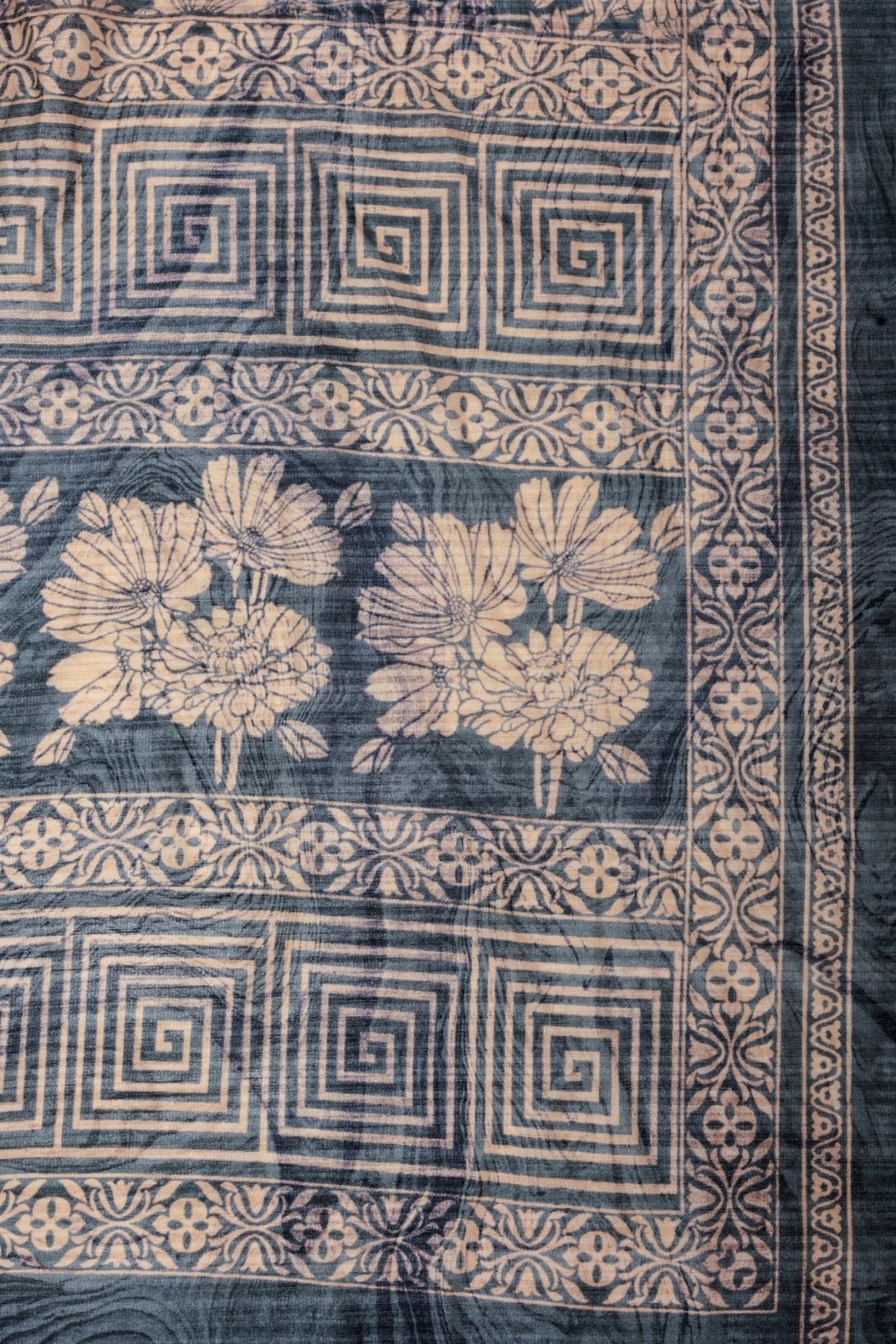 Batik Printed Bhagalpuri Dailywear Saree