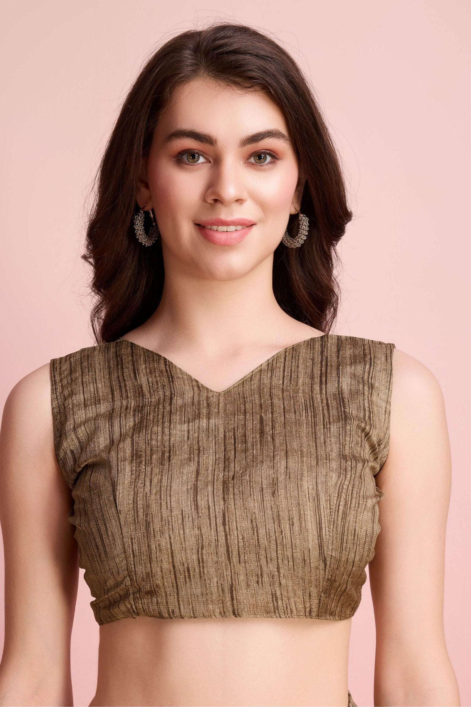 Abstract Floral Prints Cotton Silk Saree