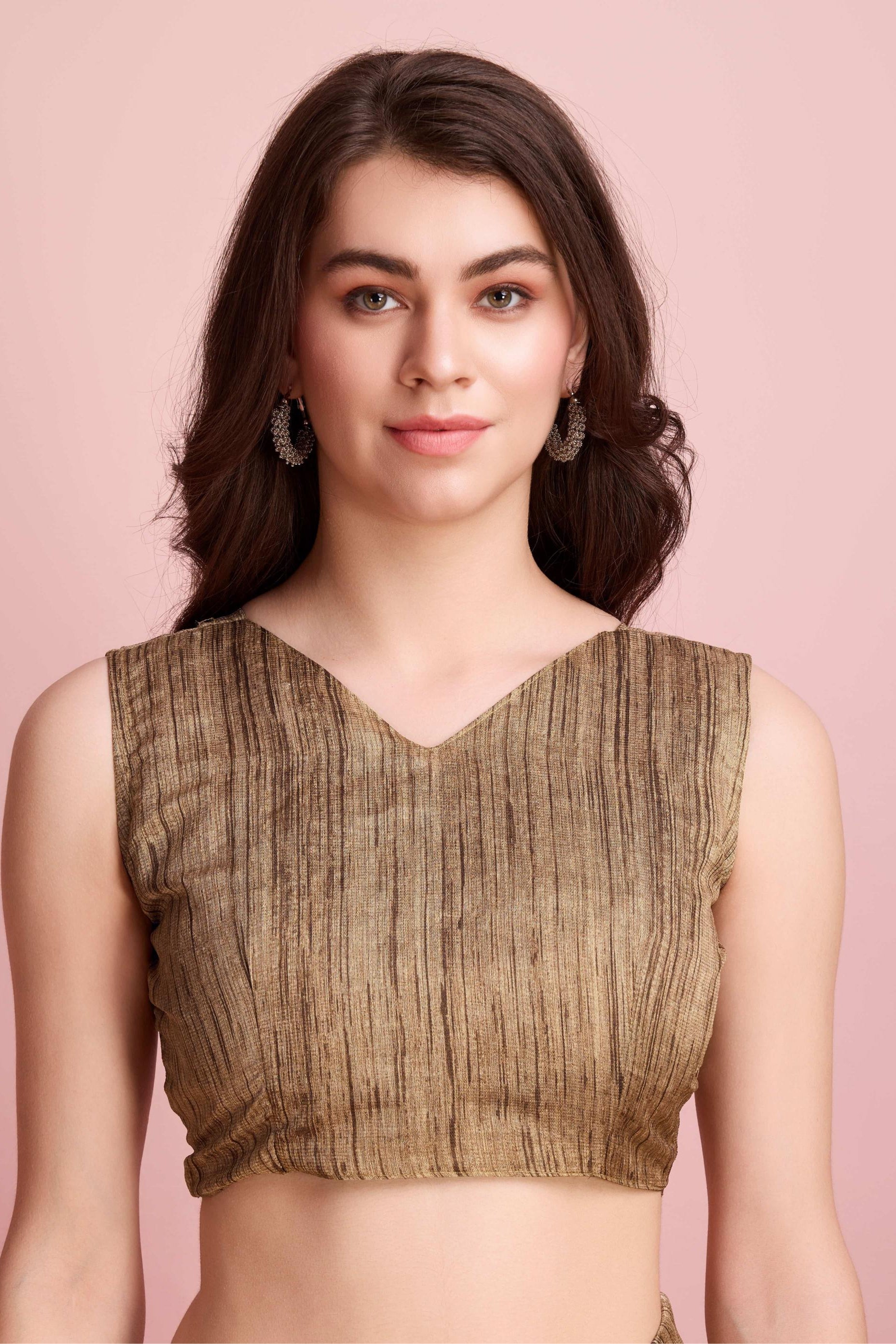 Abstract Floral Prints Cotton Silk Saree