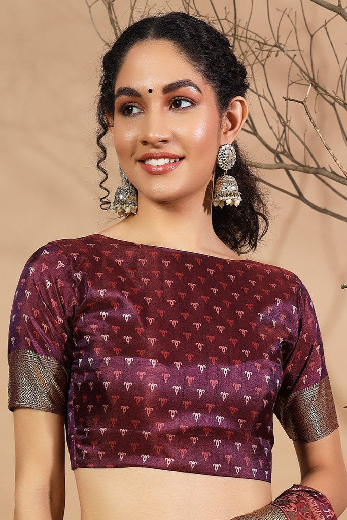 RACHNA Warli Zari Pure Silk Patola Ready to Wear Saree