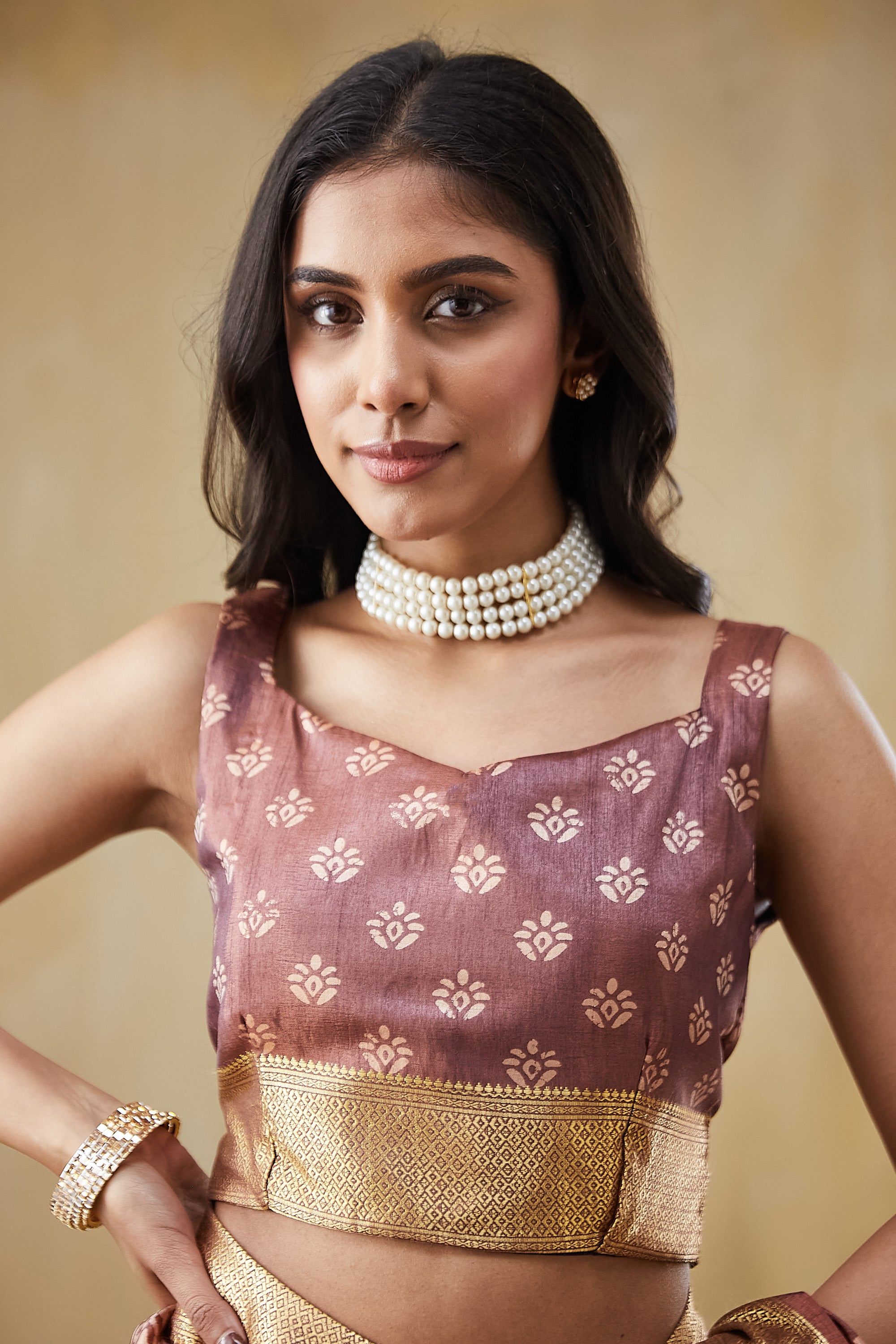 Rachna Digital Batik Printed Pattu Silk Saree