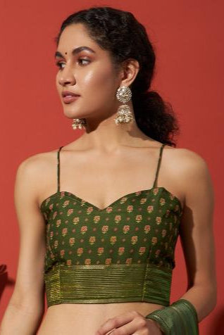 RACHNA Floral Poly Georgette  Ready to Wear Saree