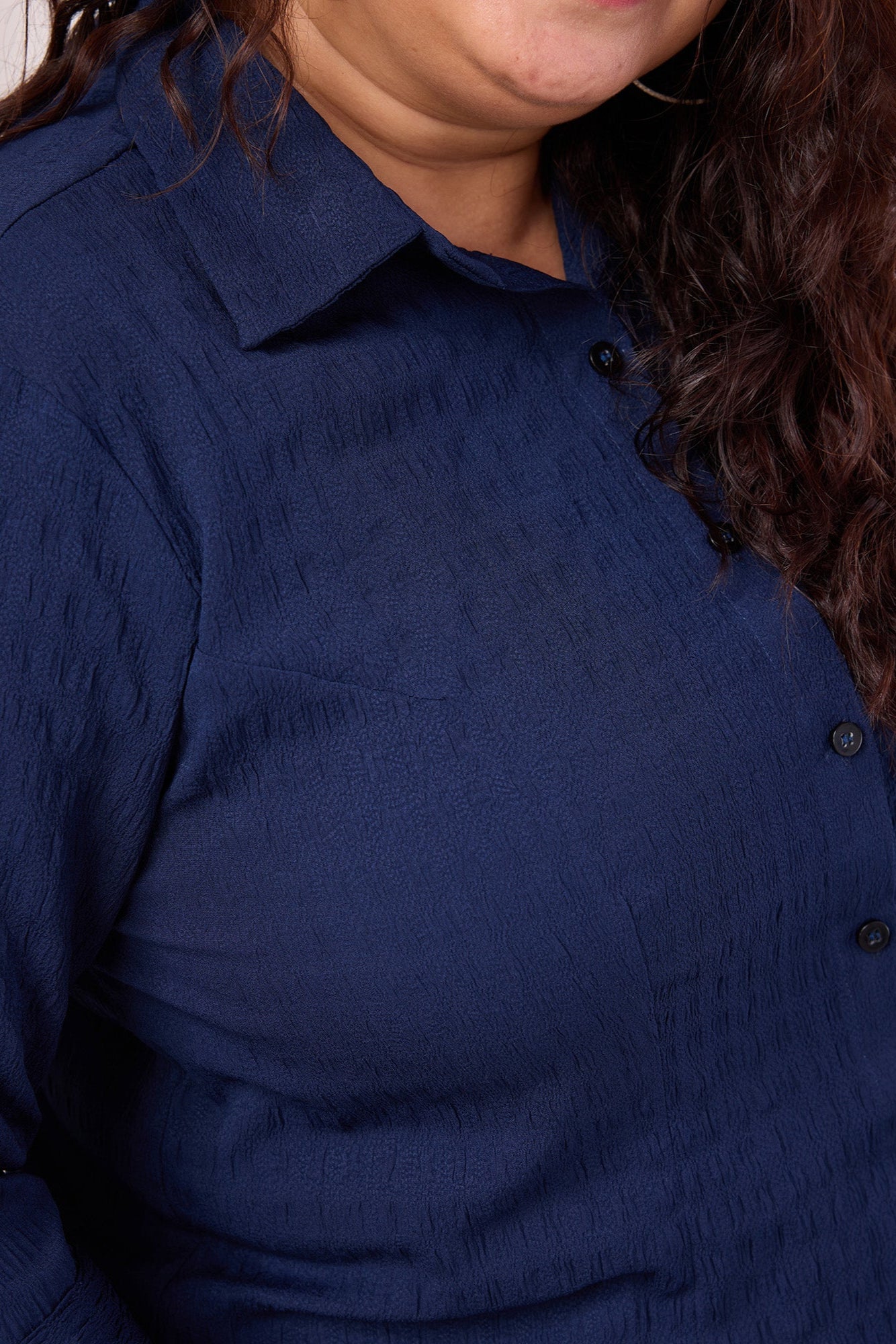 Modern Stretch Spread Collar Elastane Shirt