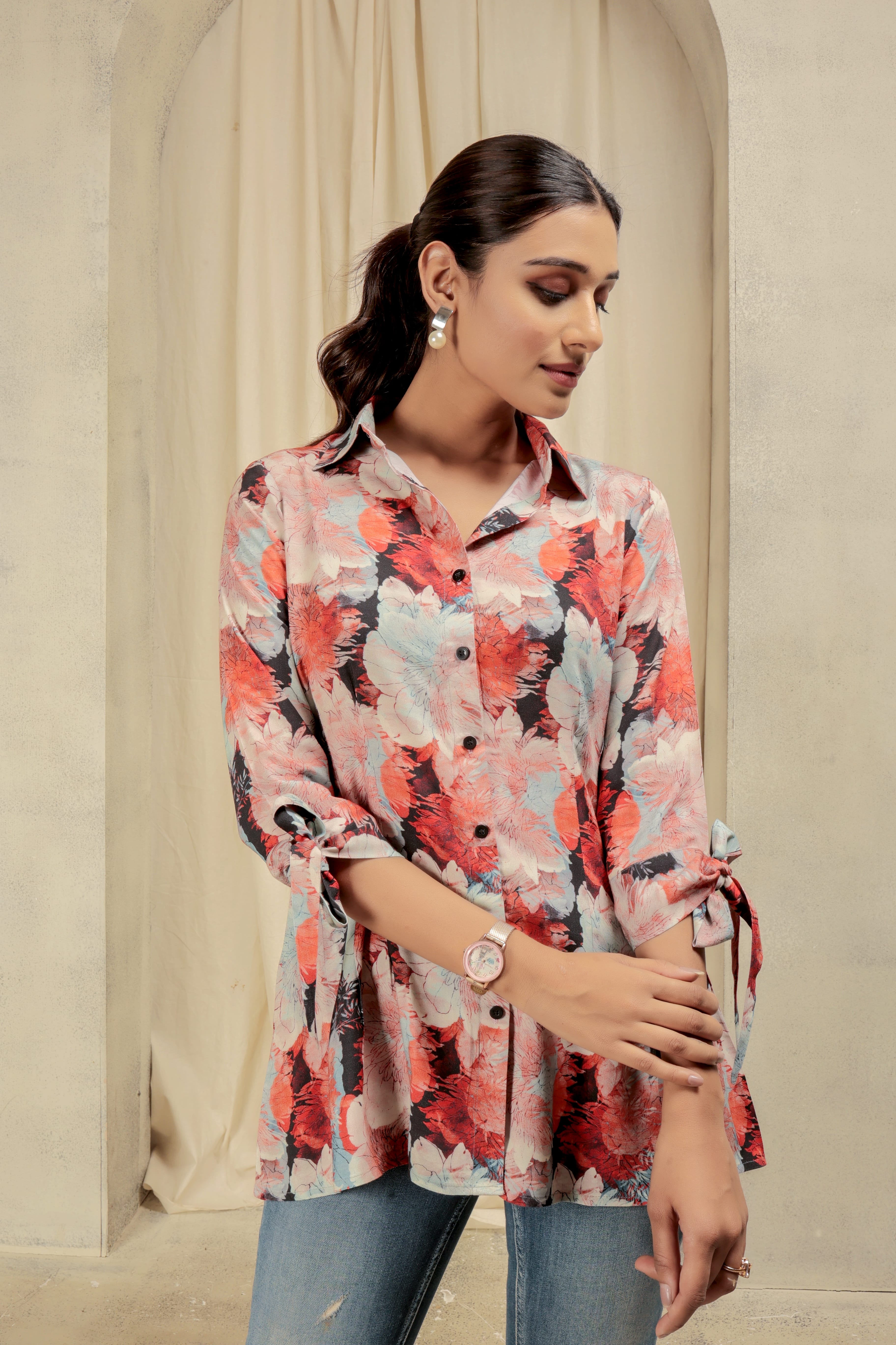 Digital Pink Work Wear Shirt