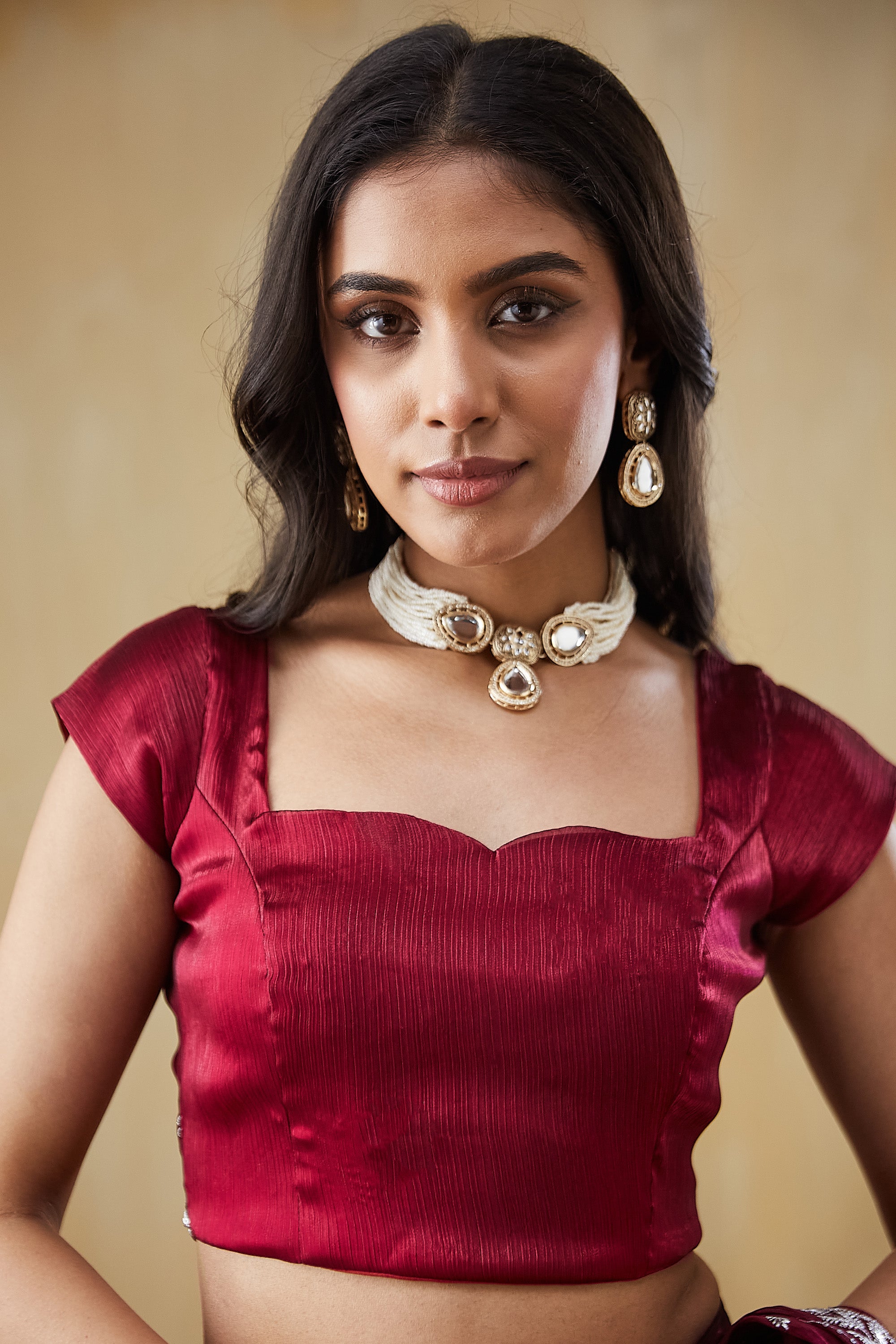 Embroidery Work Saree