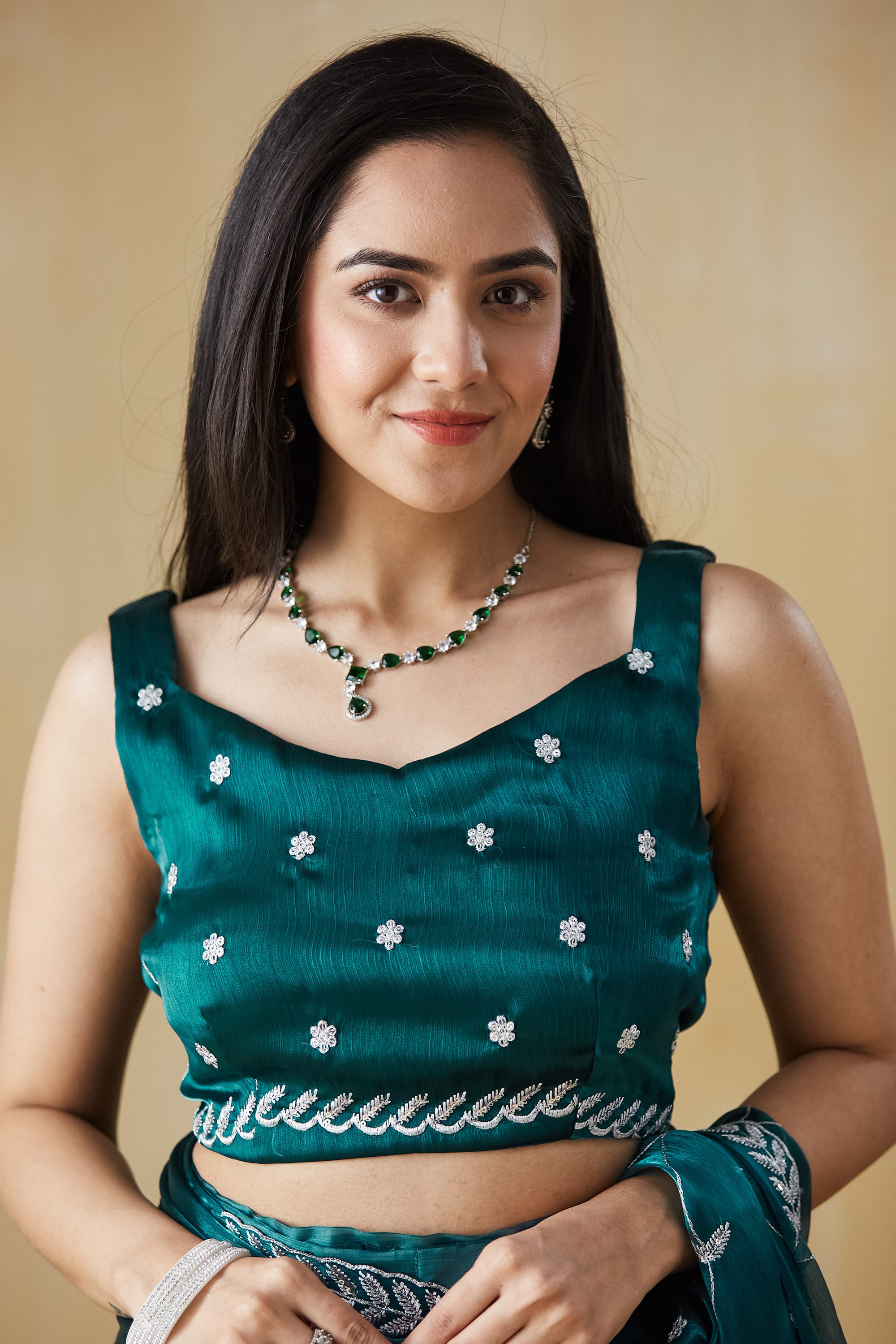 Embroidery Work Saree