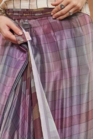 Pink Color Floral Printed Silk Blend Ready to Wear Saree