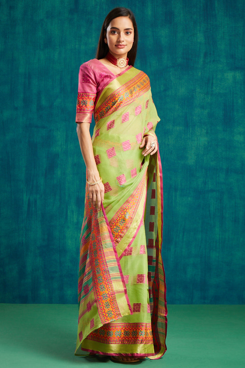 Dharmavaram Woven Art Silk Saree