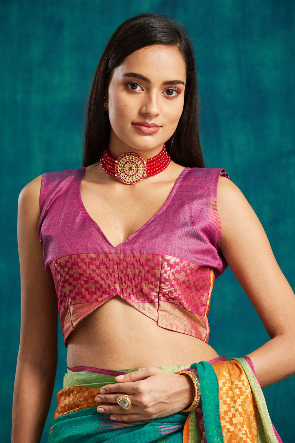 Dharmavaram Woven Art Silk Saree