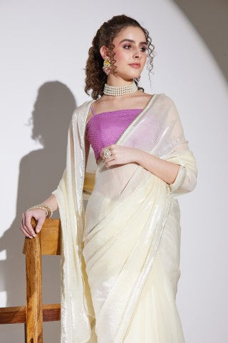 Mustard Ethnic Motifs Printed Silk Blend Party Wear Saree