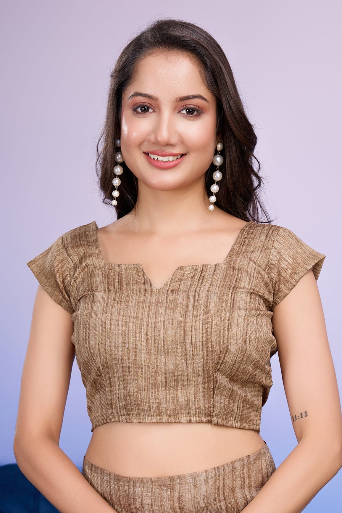 Batik Printed Cotton Silk Bhagalpuri Saree